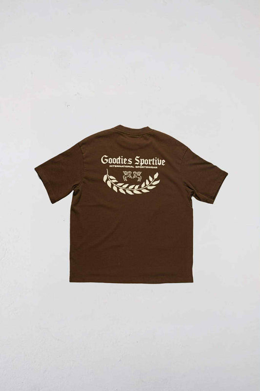 GOODIES SPORTIVE CAESAR TEE - BROWN