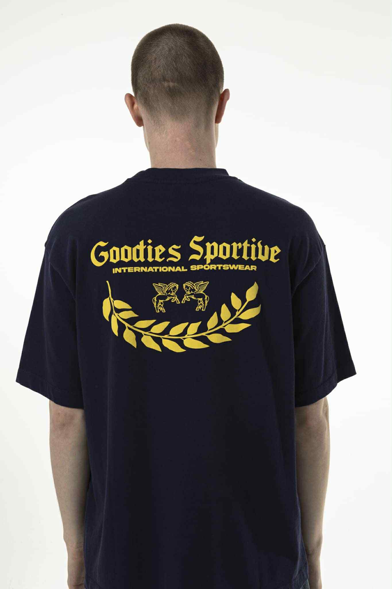 GOODIES SPORTIVE CAESAR TEE - NAVY