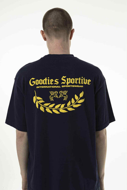 GOODIES SPORTIVE CAESAR TEE - NAVY