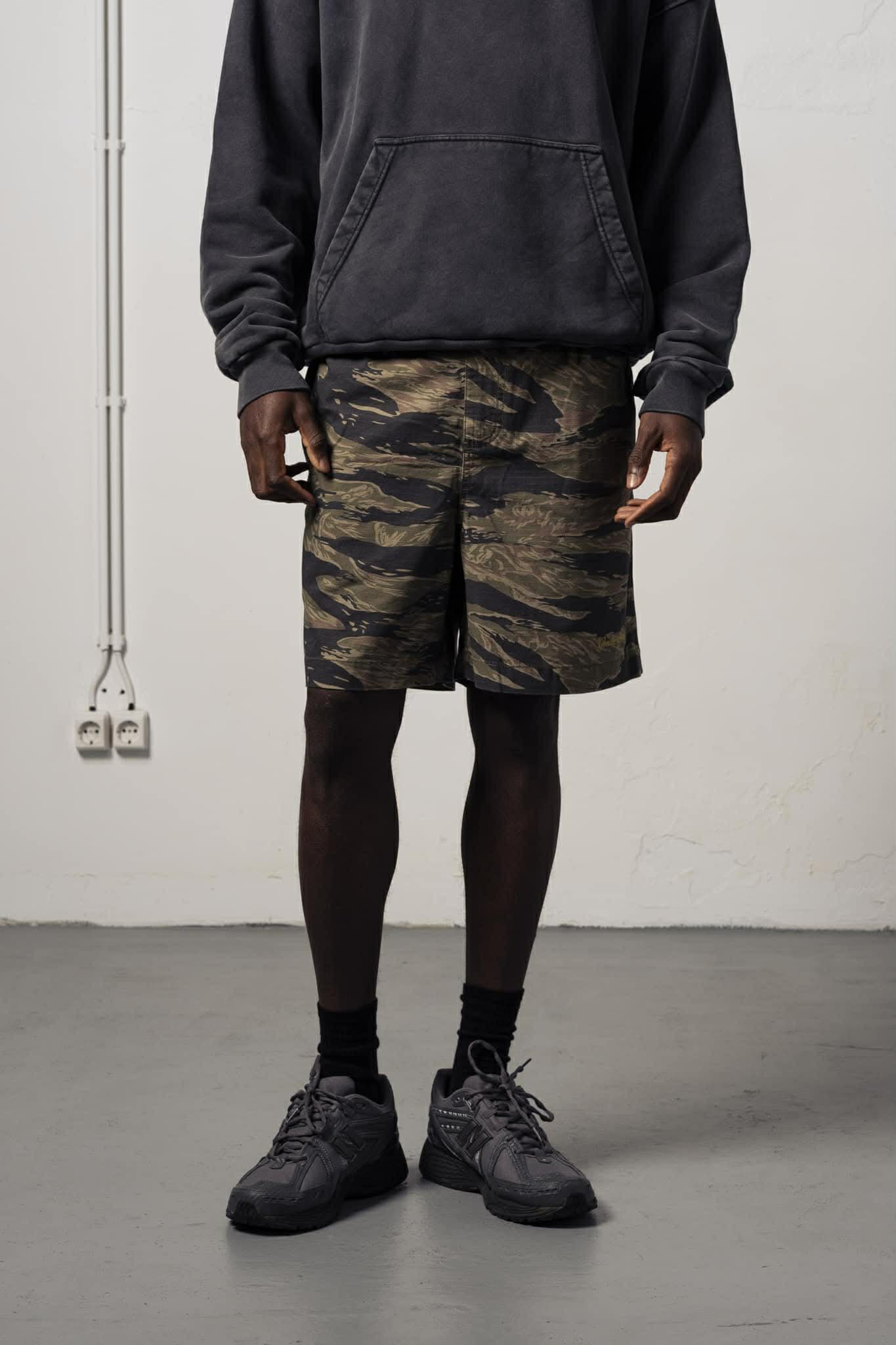GOODIES SPORTIVE CAMO SHORTS - TIGER