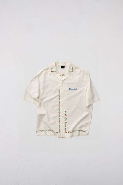 GOODIES SPORTIVE CHARDONNAY FLOWER SHIRT - WHITE