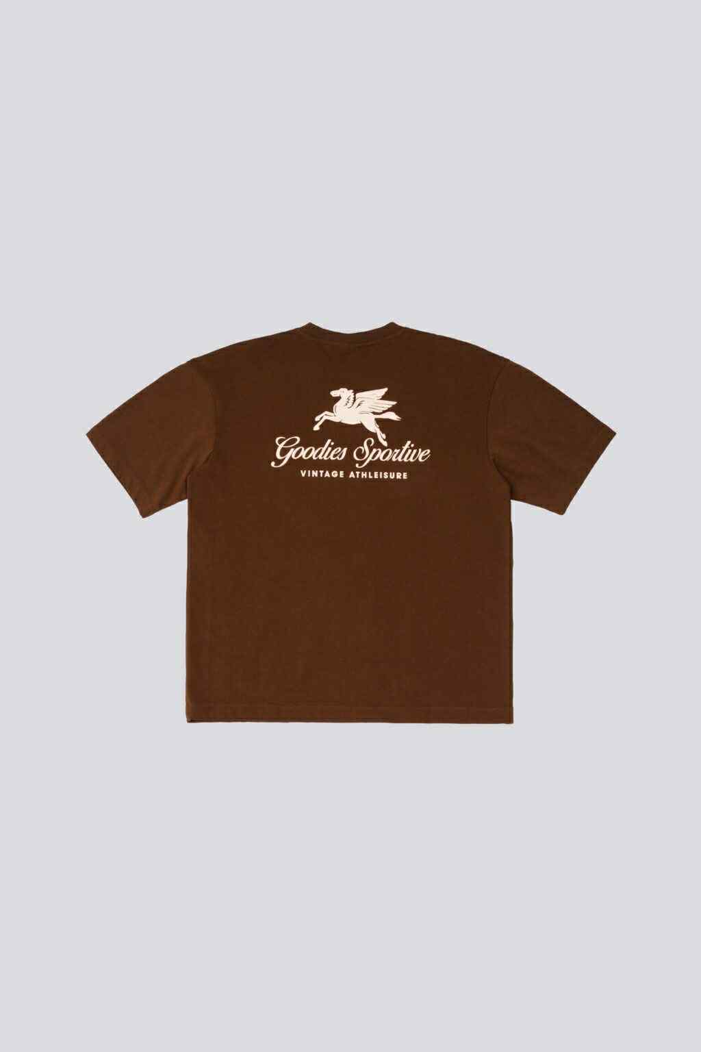 GOODIES SPORTIVE PEGASUS TEE - CHOCOLATE