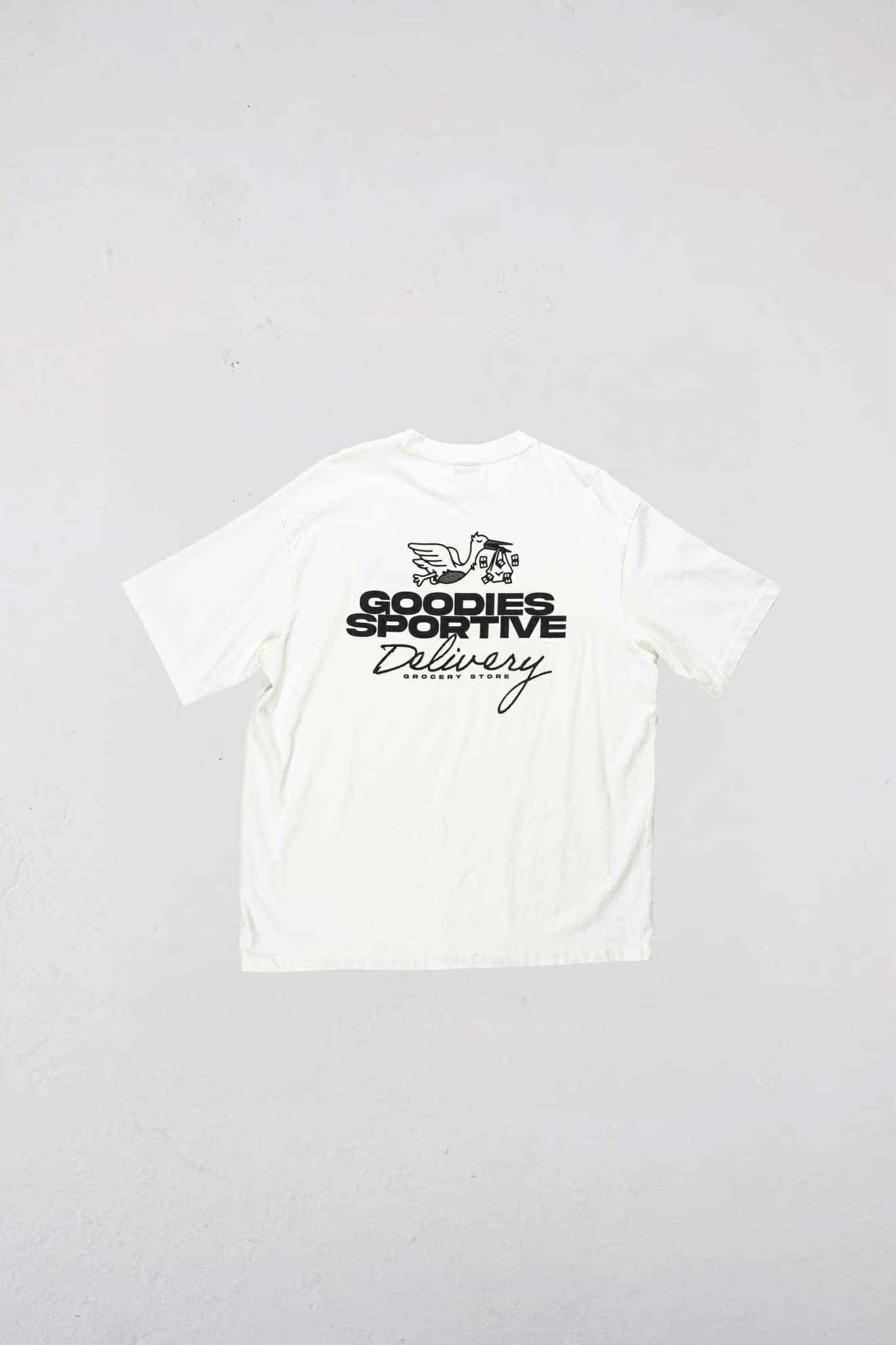 GOODIES SPORTIVE DELIVERY TEE - WHITE