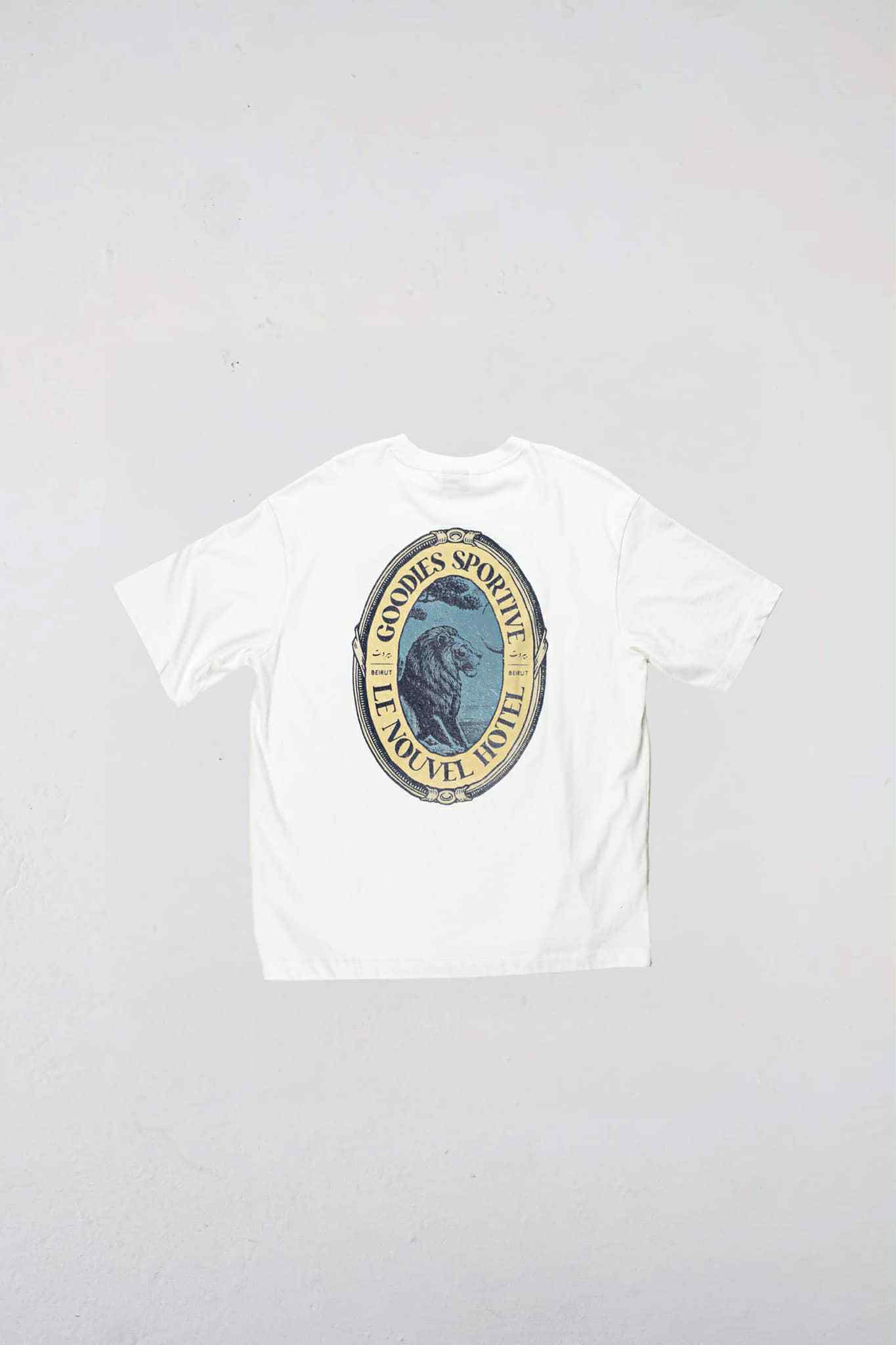 GOODIES SPORTIVE LE NOUVEL HOTEL TEE - WHITE