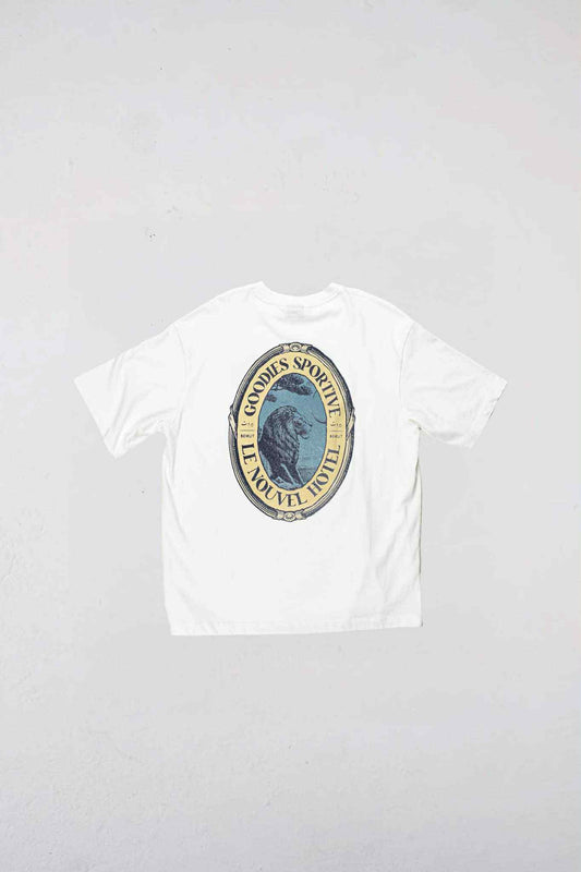 GOODIES SPORTIVE LE NOUVEL HOTEL TEE - WHITE