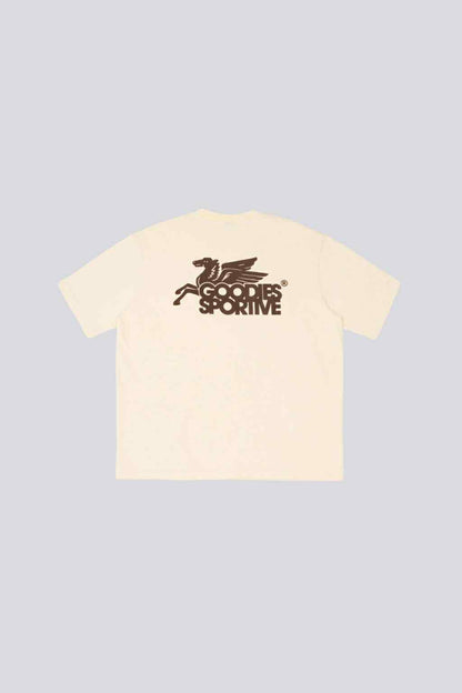 GOODIES SPORTIVE NEW PEGASUS TEE - BUTTER