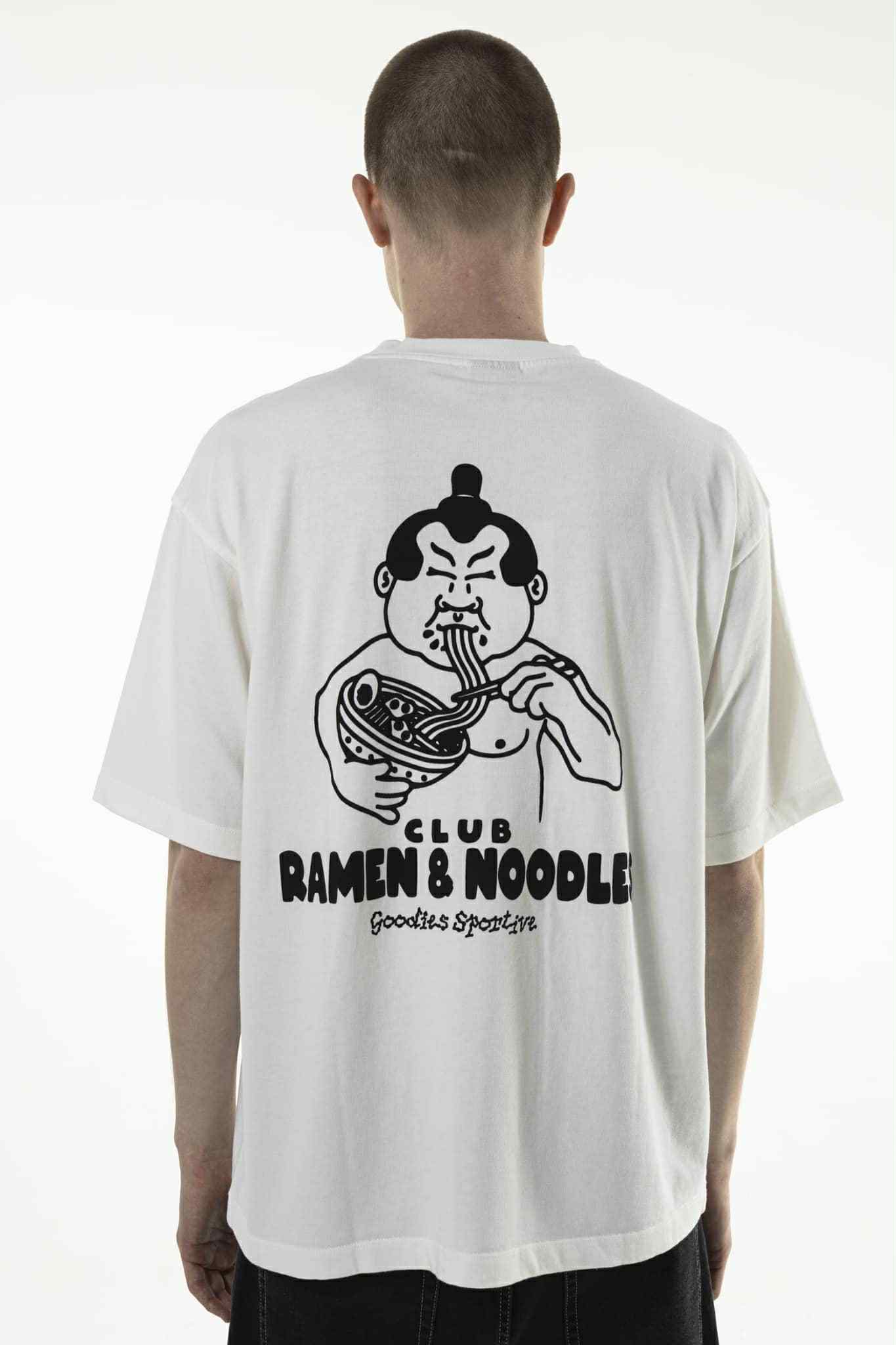 GOODIES SPORTIVE NOODLES TEE - WHITE