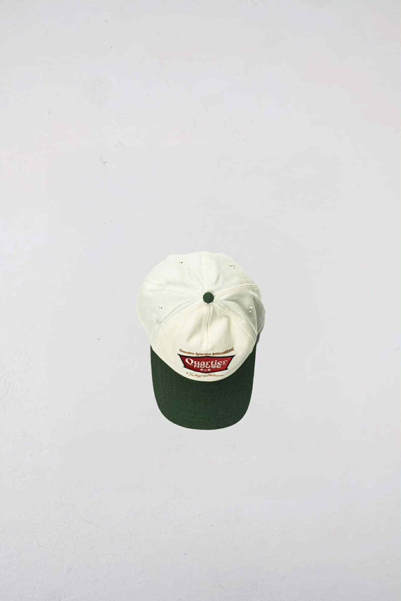 GOODIES SPORTIVE QUARTIER PARISIEN CAP - GREEN / WHITE