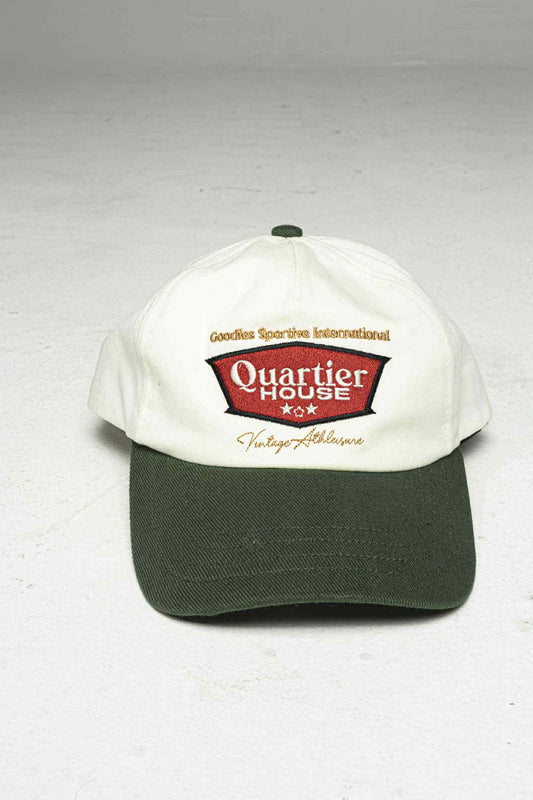 GOODIES SPORTIVE QUARTIER PARISIEN CAP - GREEN / WHITE