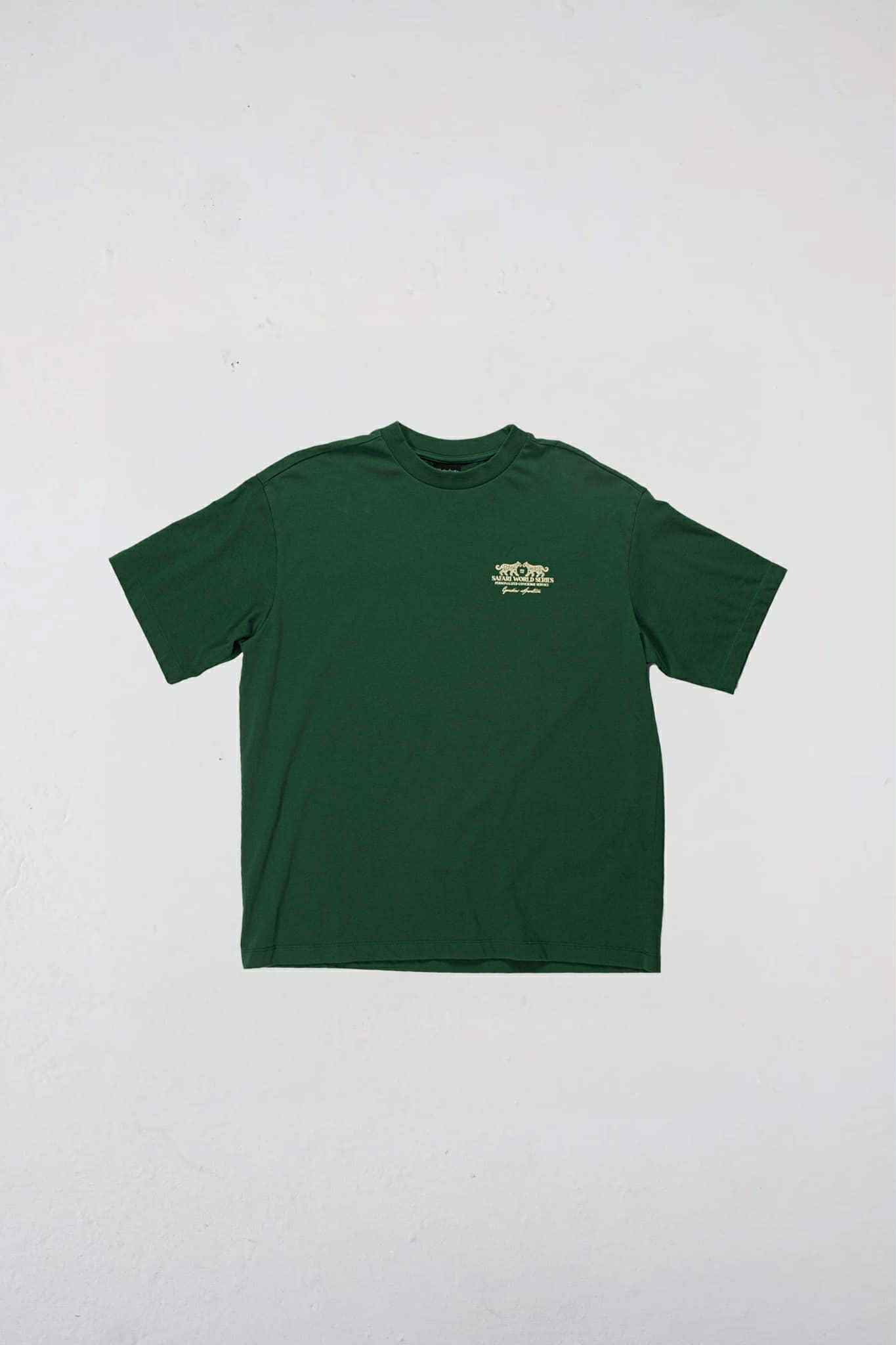 GOODIES SPORTIVE SAFARI WORLD SERIES TEE - GREEN