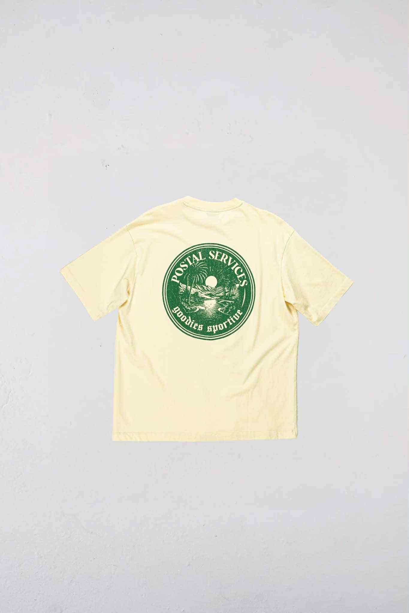 GOODIES SPORTIVE VINTAGE POSTAL SERVICE TEE - ECRU