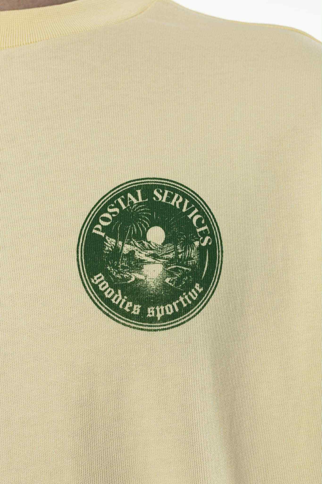GOODIES SPORTIVE VINTAGE POSTAL SERVICE TEE - ECRU