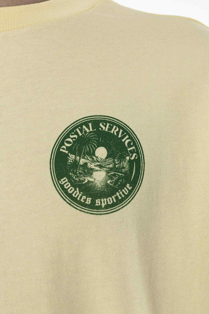 GOODIES SPORTIVE VINTAGE POSTAL SERVICE TEE - ECRU