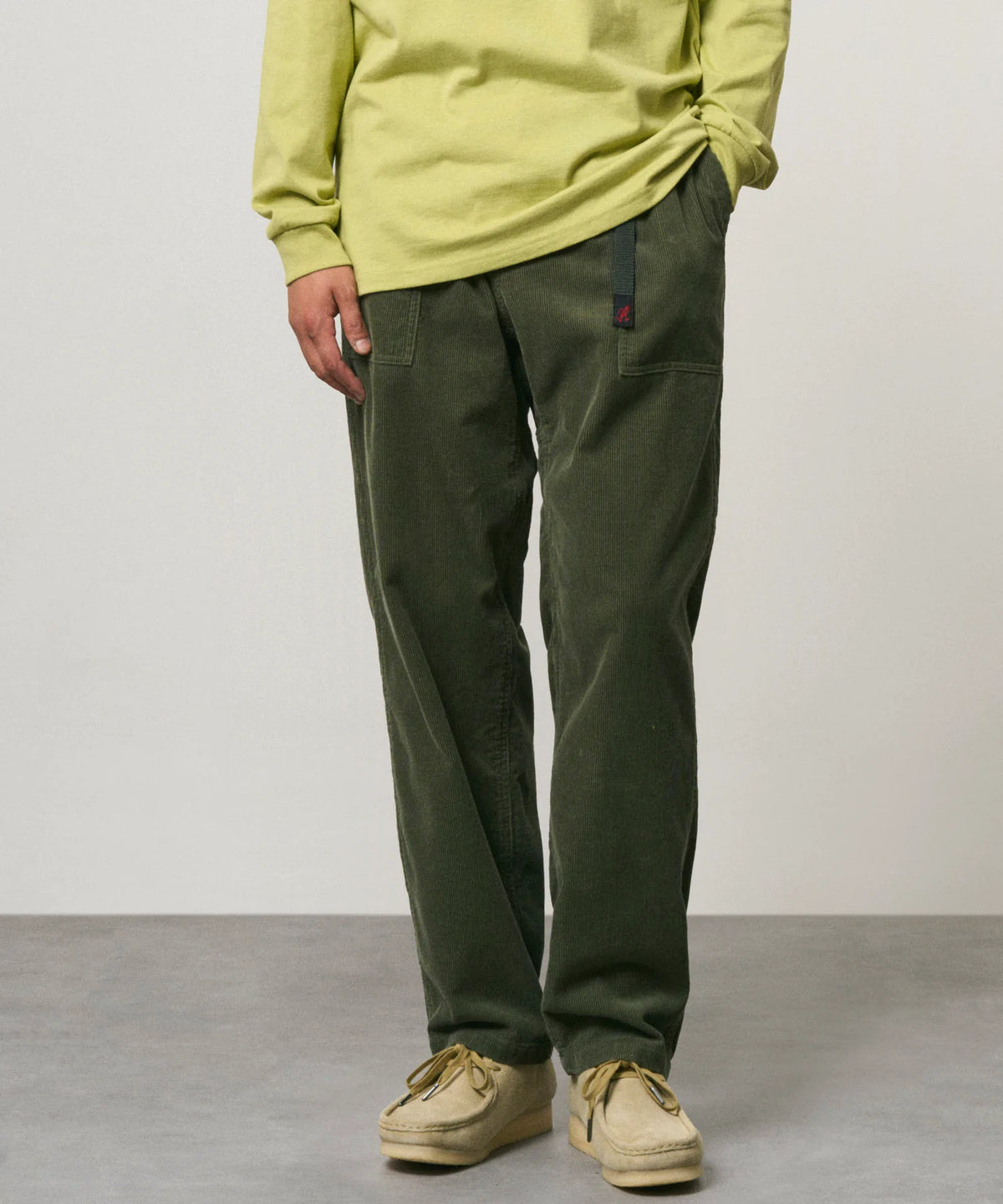 GRAMICCI CORD LOOSE TAPERED RIDGE PANTS - TONED LIVE