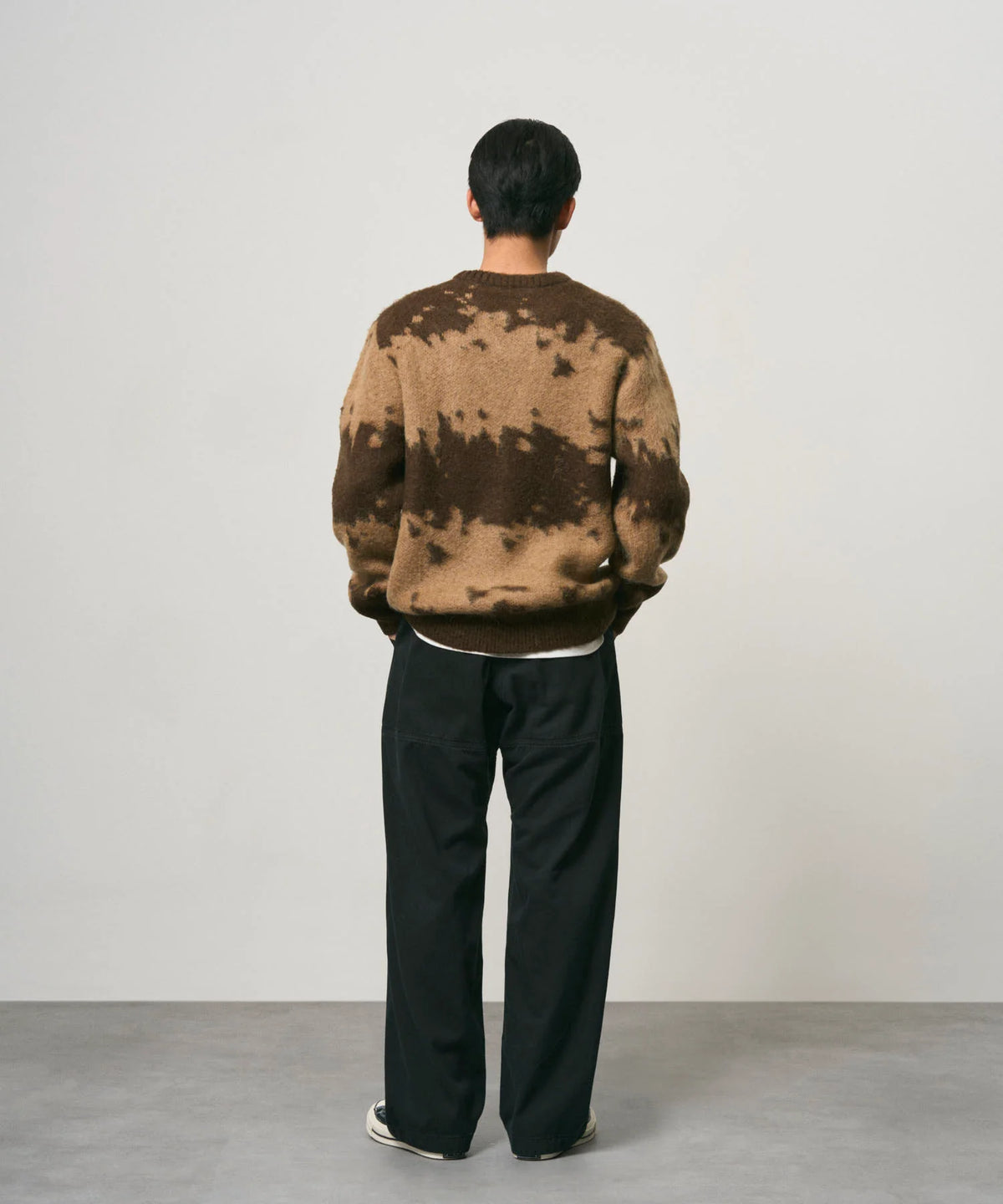 GRAMICCI MOHAIR SPLATTER SWEATER - TAUPE SPLATTER