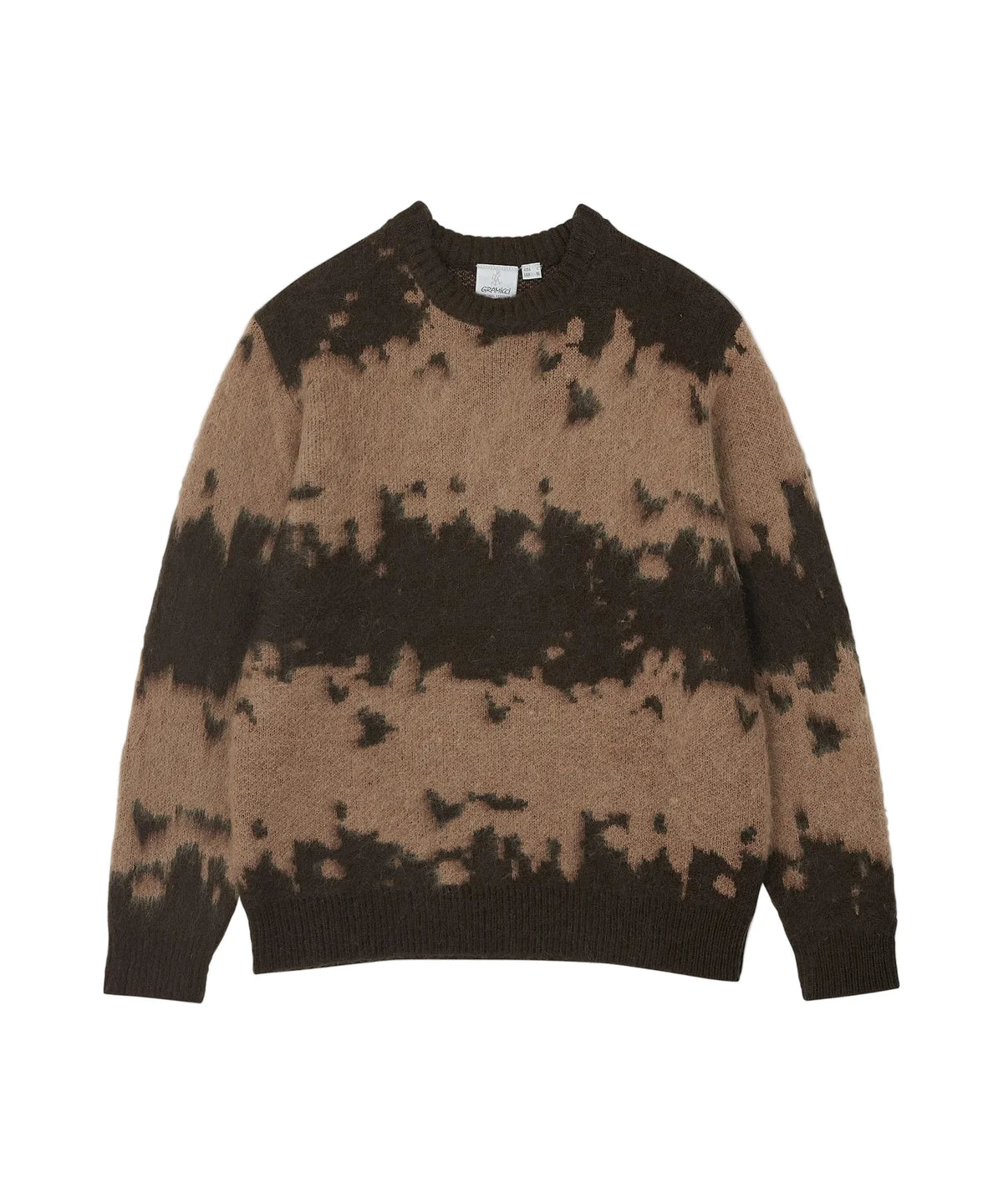 GRAMICCI MOHAIR SPLATTER SWEATER - TAUPE SPLATTER