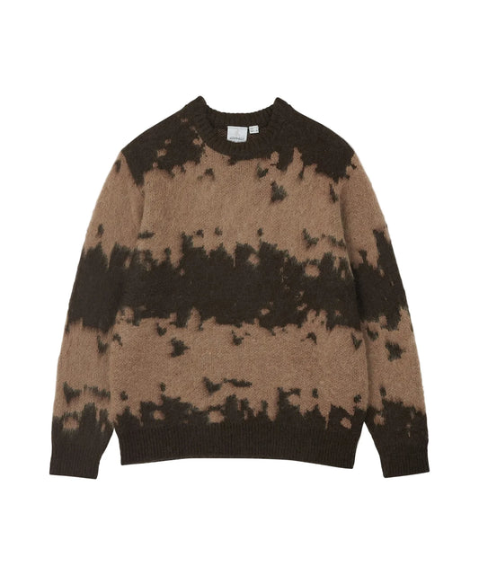 GRAMICCI MOHAIR SPLATTER SWEATER - TAUPE SPLATTER