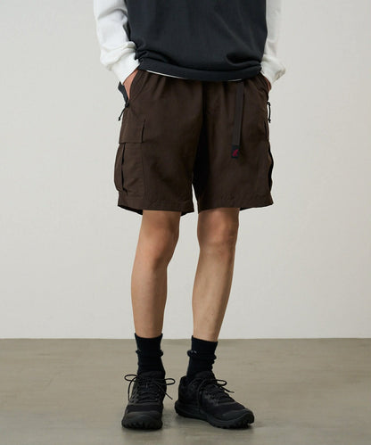 GRAMICCI NYLON EXPLORER CARGO SHORTS - CHOCOLATE