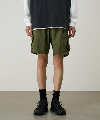 GRAMICCI NYLON EXPLORER CARGO SHORTS - OLIVE