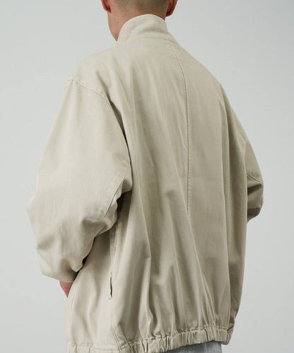 GRAMICCI JACKET TWILL-AROUND - SAND PIGMENT DYED