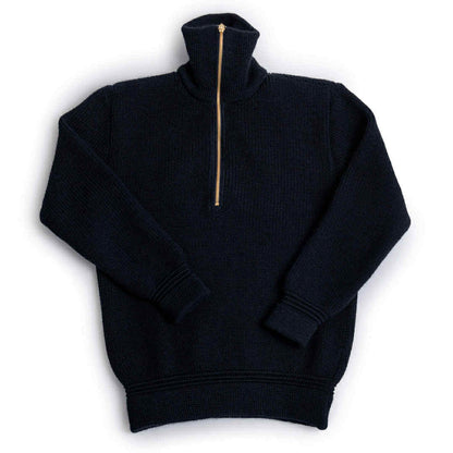 HEIMAT SKIPPER SWEATER VIRGIN WOOL - INK