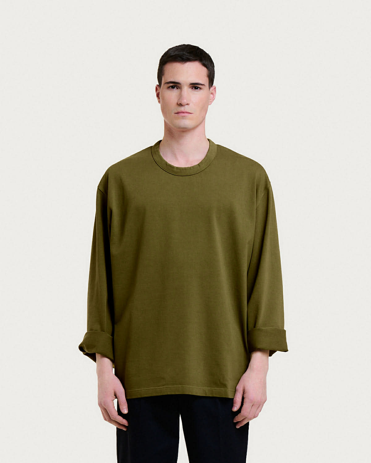 HOMECORE JONAS T-SHIRT - ARMY KHAKI