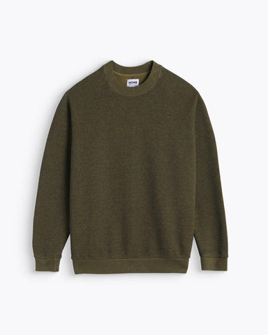 HOMECORE TERRY SWEAT - ARMY GREEN