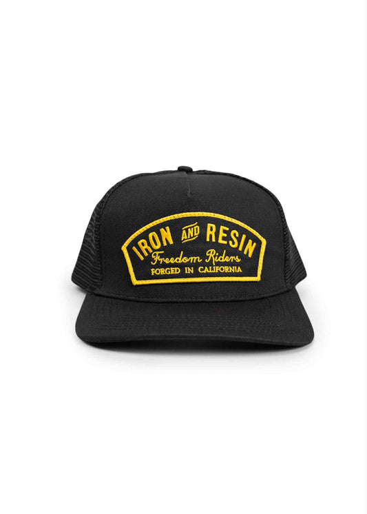 IRON AND RESIN RANGER HAT - BLACK