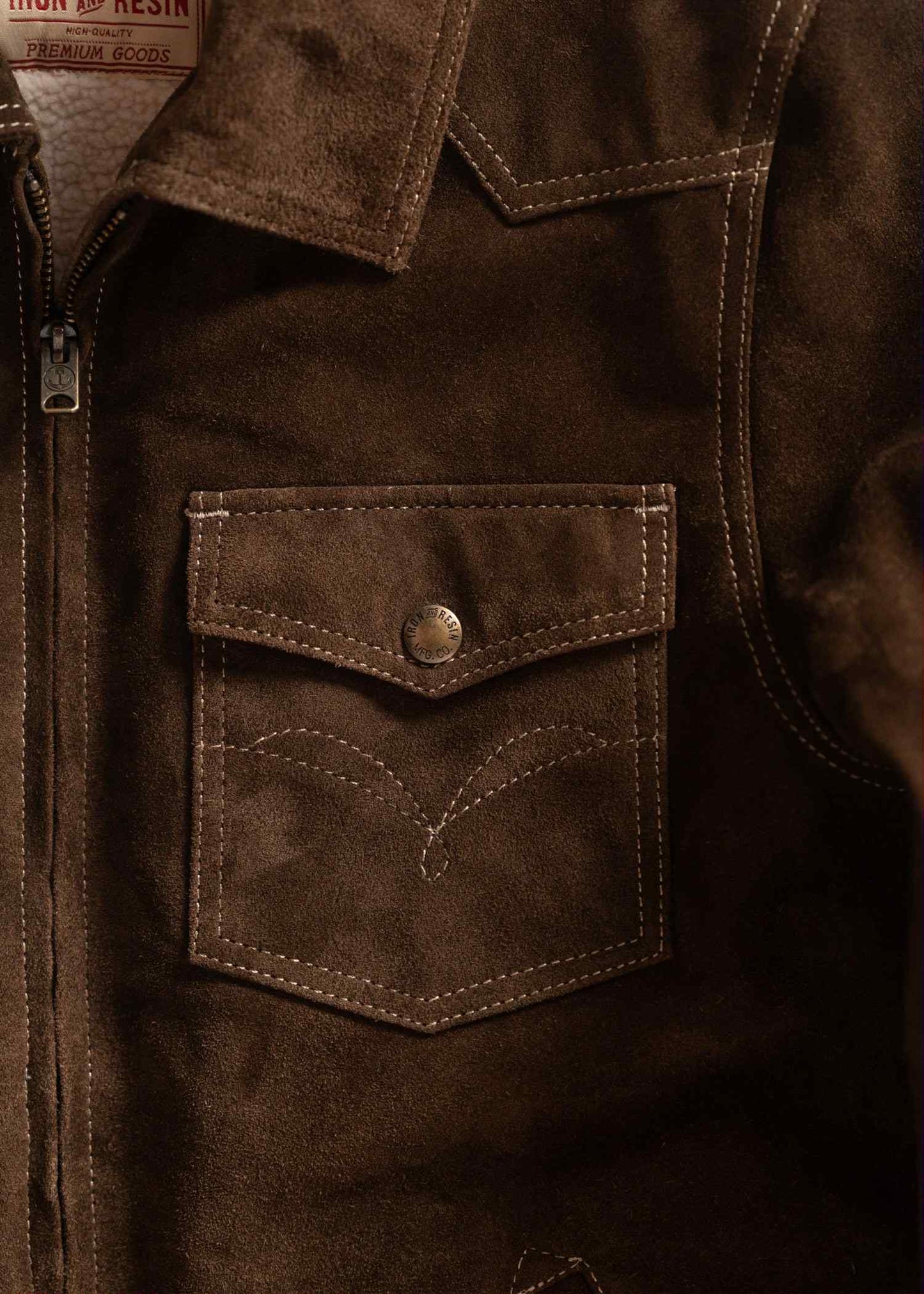 IRON AND RESIN CENTENNIAL BUFFALO JACKET - BROWN