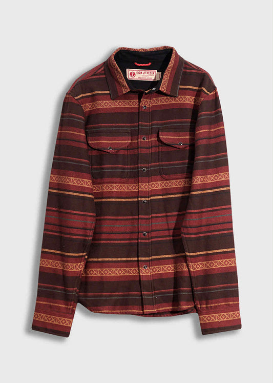 IRON AND RESIN FLATLAND SHIRT - BROWN