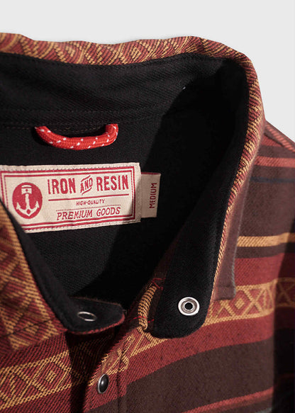IRON AND RESIN FLATLAND SHIRT - BROWN