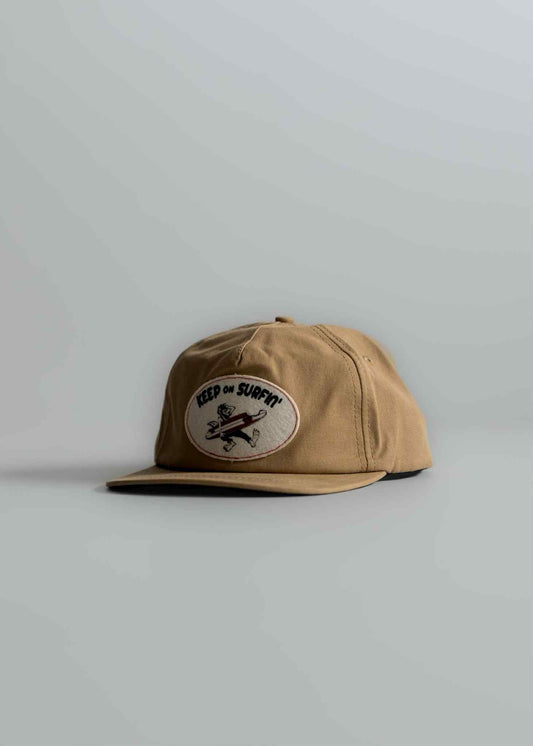 IRON AND RESIN KEEP ON SURFIN' HAT - TAN