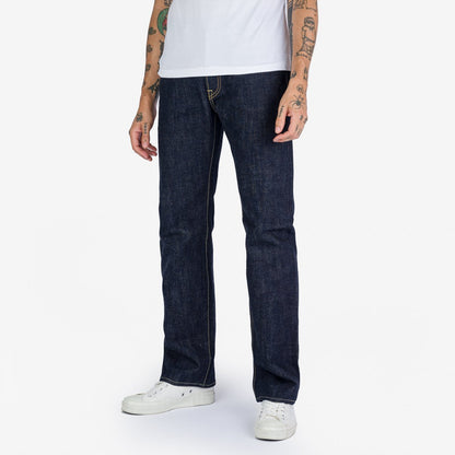 IRON HEART IH-666N 17 OZ SLIM STRAIGHT CUT JEANS - INDIGO