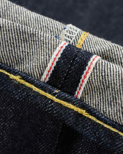 IRON HEART IH-777S-142 14OZ SLIM TAPERED CUT JEANS - INDIGO