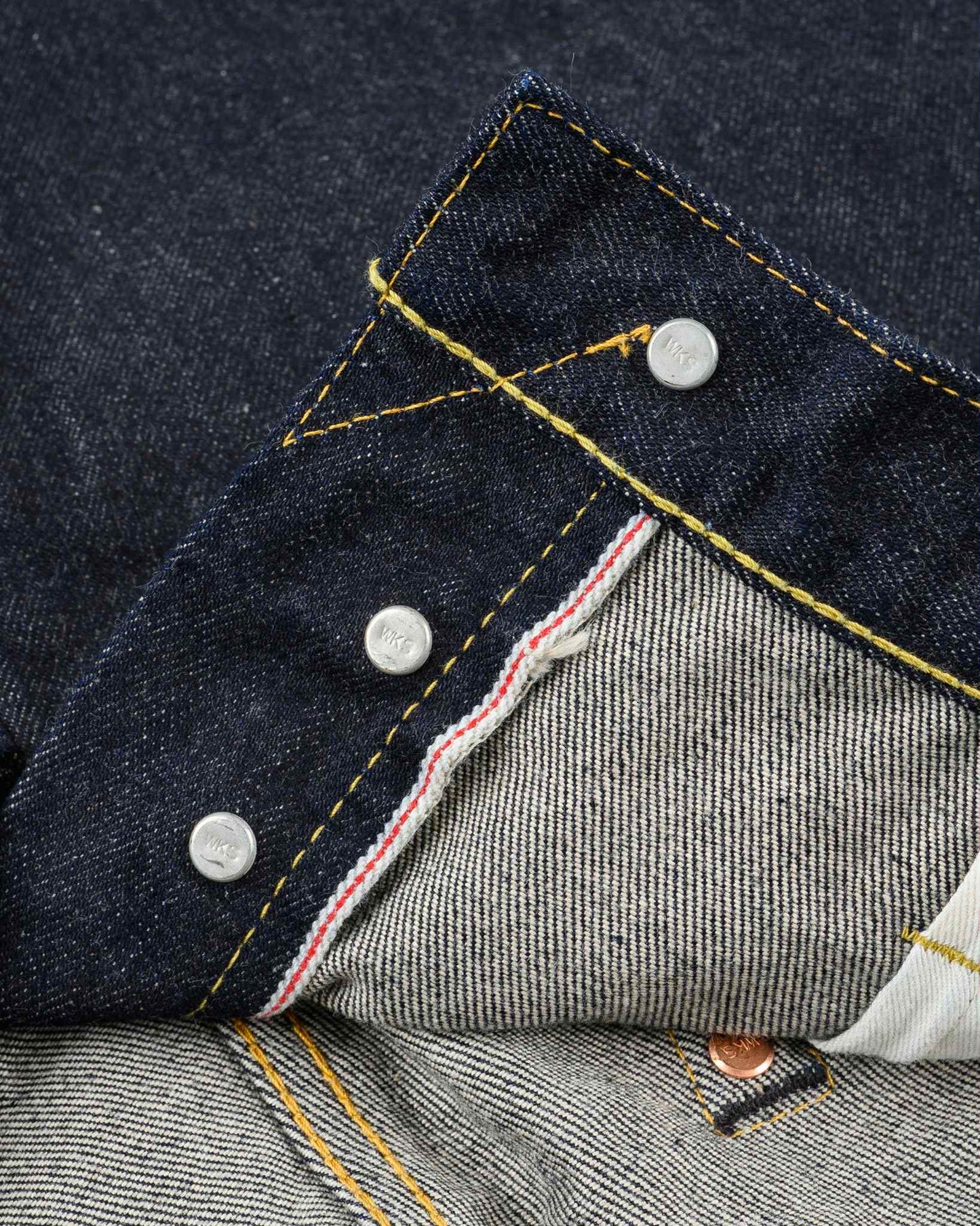 IRON HEART IH-777S-142 14OZ SLIM TAPERED CUT JEANS - INDIGO