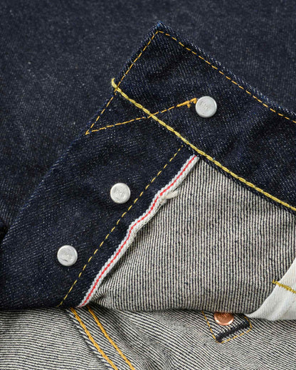 IRON HEART IH-777S-142 14OZ SLIM TAPERED CUT JEANS - INDIGO