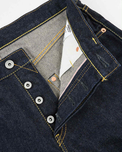 IRON HEART IH-777S-142 14OZ SLIM TAPERED CUT JEANS - INDIGO