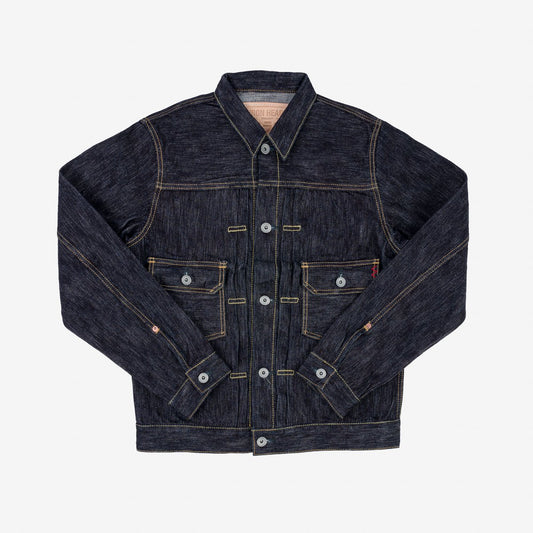 IRON HEART IHJ-507-SLB 16 OZ SLUBBY SELVEDGE DENIM TYPE II JACKET - INDIGO