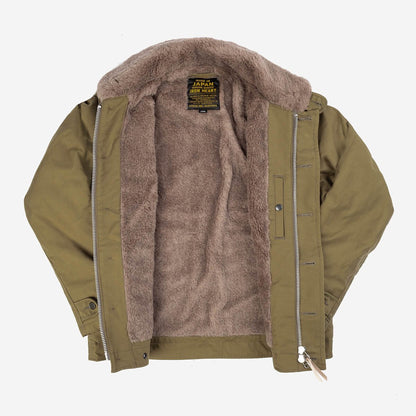 IRON HEART IHM-35-KHA WHIPCORD N1 DECK JACKET - KHAKI