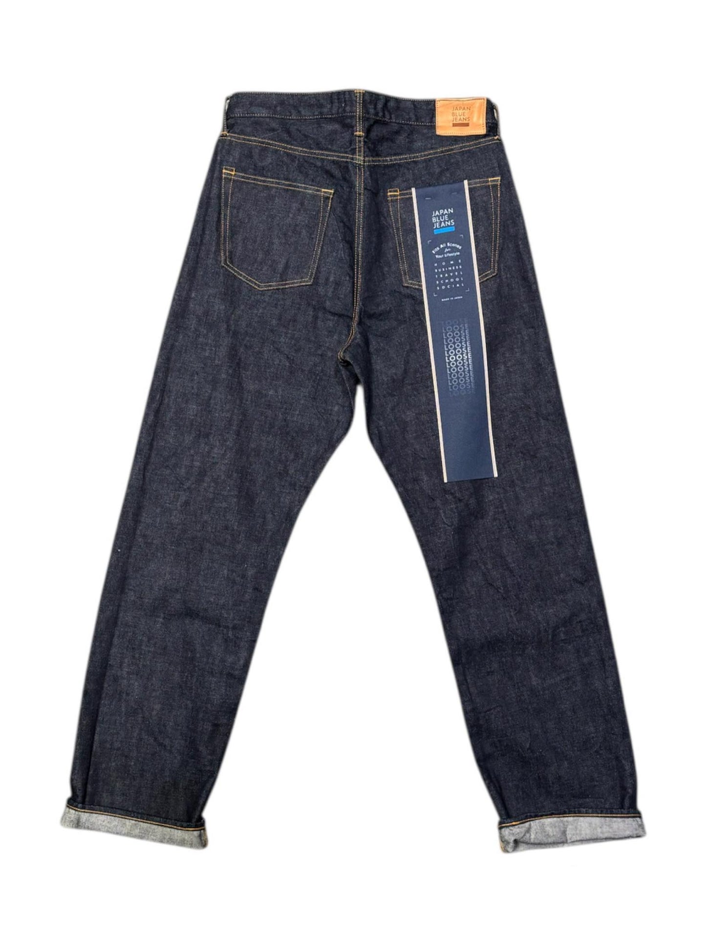 JAPAN BLUE JEANS J501 CLASSIC LOOSE 14.8 OZ AMERICAN COTTON VINTAGE SELVEDGE (Copie)