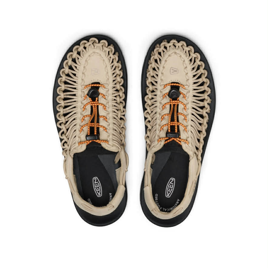 KEEN UNEEK SNEAKER - SAFARI / ORANGE