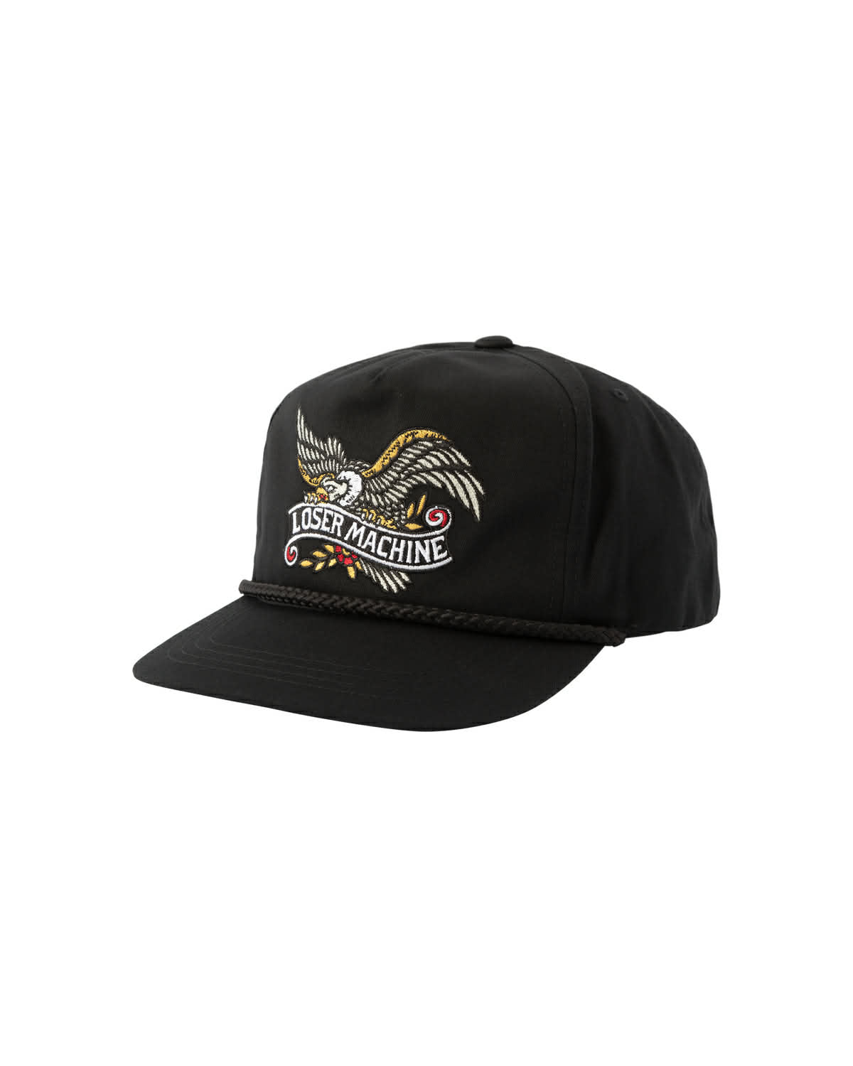 LOSER MACHINE COMPANY BIRDIE HAT - BLACK