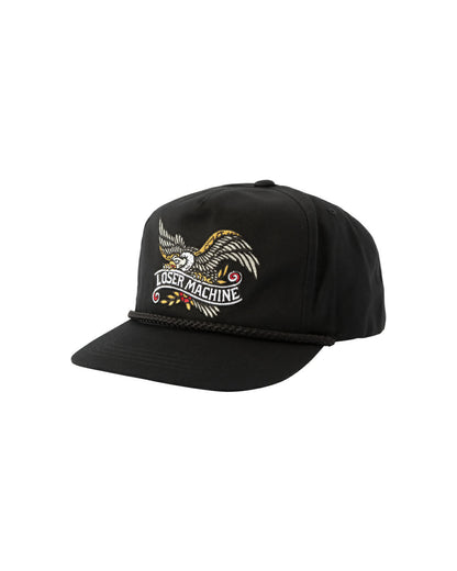 LOSER MACHINE COMPANY BIRDIE HAT - BLACK