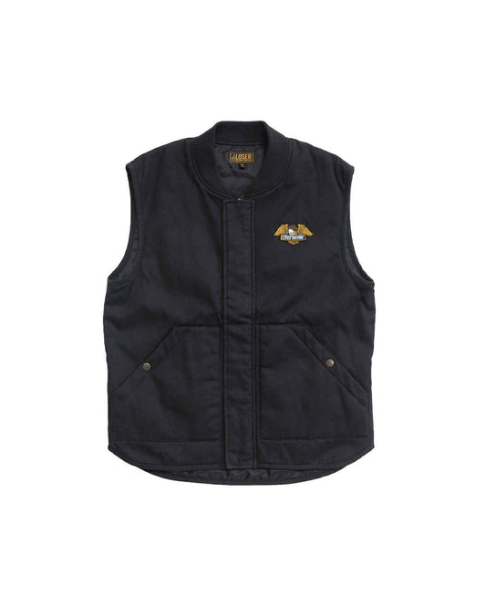 LOSER MACHINE COMPANY CONDOR II VEST - DUSTY BLACK