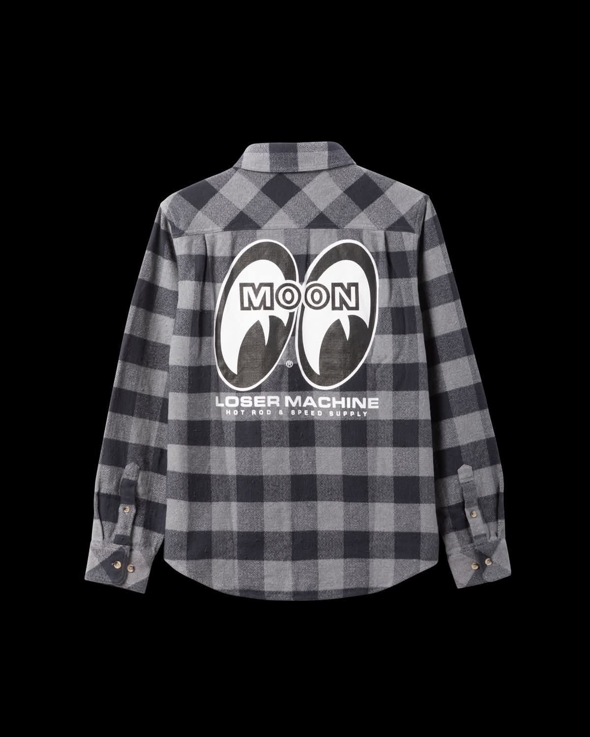LOSER MACHINE CORONA SHIRT - BLACK/GREY
