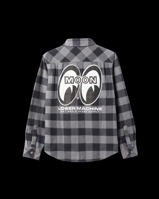 LOSER MACHINE CORONA SHIRT - BLACK/GREY