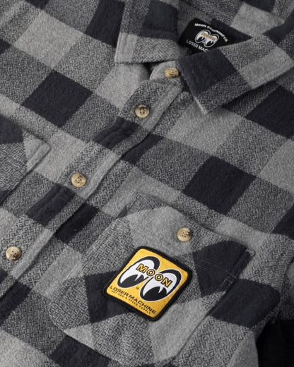 LOSER MACHINE CORONA SHIRT - BLACK/GREY