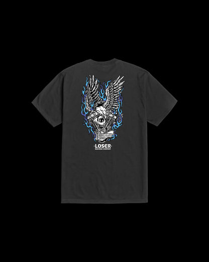 LOSER MACHINE EAGLES NEST STOCK T-SHIRT - BLACK