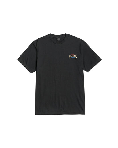 LOSER MACHINE COMPANY FREE FLYER STOCK T-SHIRT - BLACK