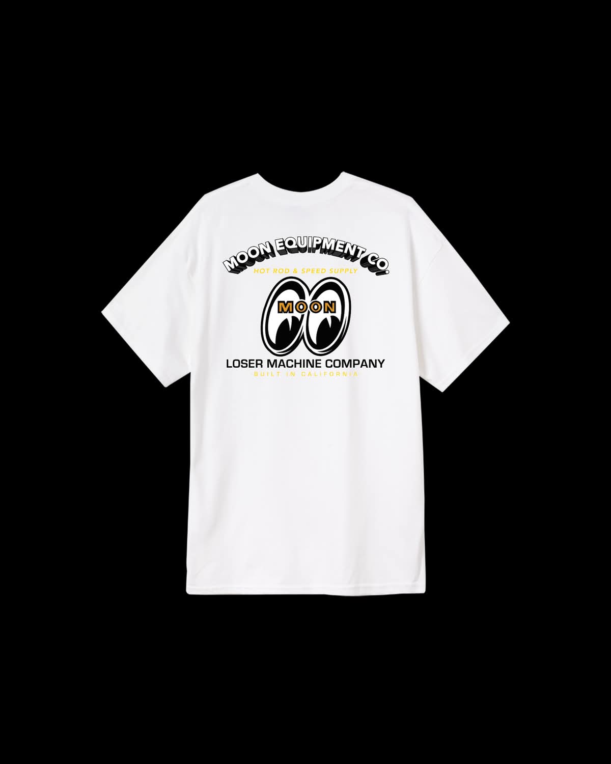 LOSER MACHINE FRONT PAGE POCKET T-SHIRT - WHITE